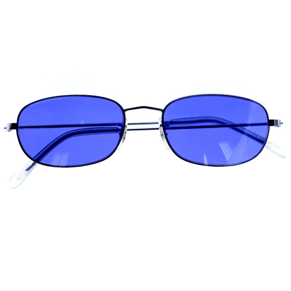Liz Claiborne Silver-Tone Designer Round-Sunglass - Picture 4 of 7